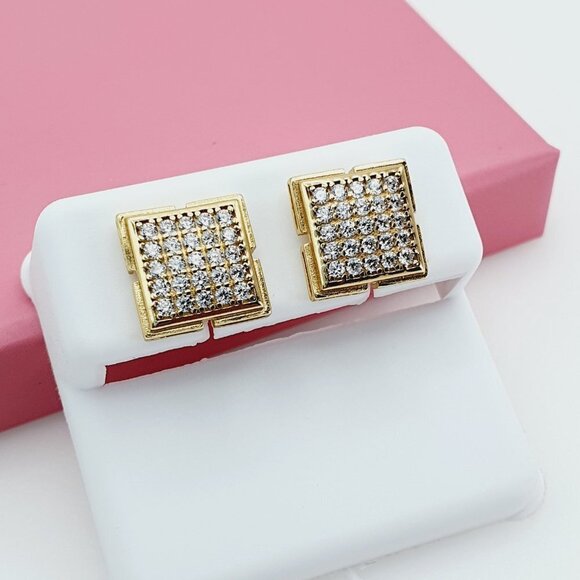 "925 Sterling Silver Cubic Zirconia Earrings, U19254616 - Picture 9 of 11